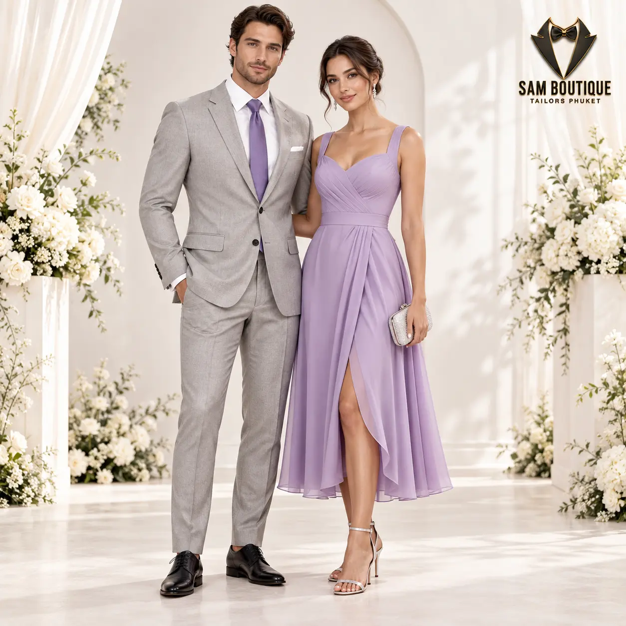 Men's Wedding Guest Outfits made to measure in Phuket